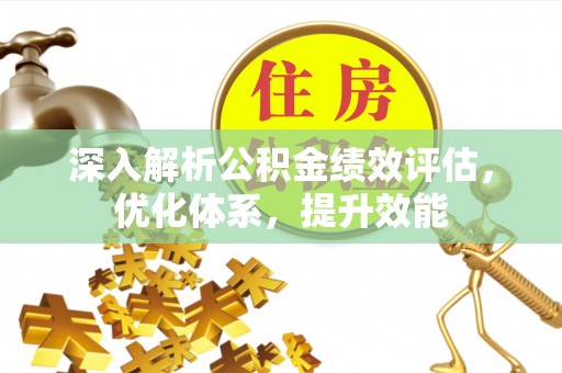 果洛深入解析公积金绩效评估，优化体系，提升效能