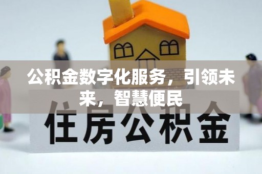 果洛公积金数字化服务，引领未来，智慧便民