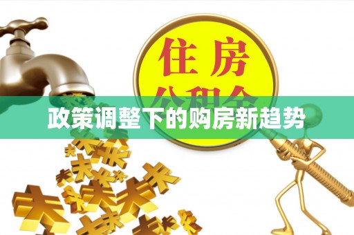 果洛政策调整下的购房新趋势