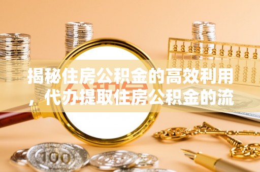 果洛揭秘住房公积金的高效利用，代办提取住房公积金的流程与技巧