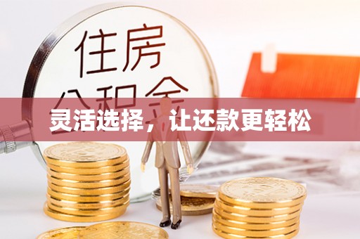 果洛灵活选择，让还款更轻松