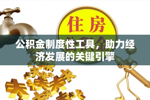 果洛公积金制度性工具，助力经济发展的关键引擎