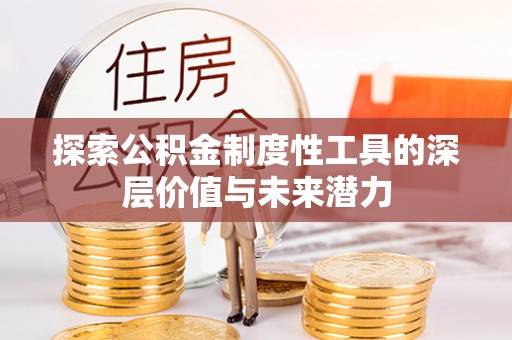果洛探索公积金制度性工具的深层价值与未来潜力