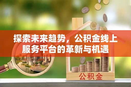 果洛探索未来趋势，公积金线上服务平台的革新与机遇