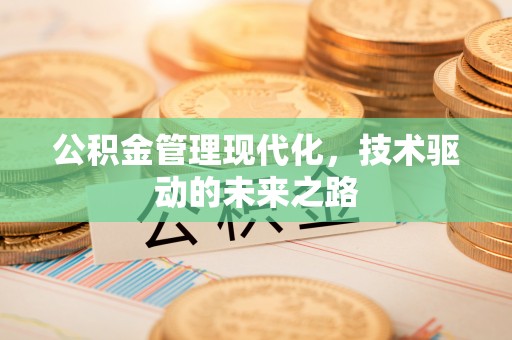 果洛公积金管理现代化，技术驱动的未来之路